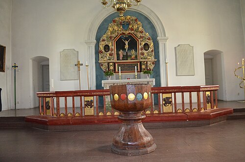 Vikens kyrka, intérieur