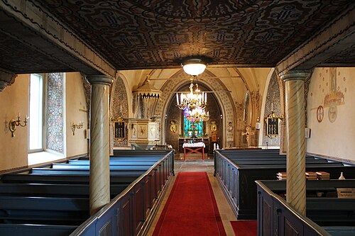 Alsike kyrka, interno