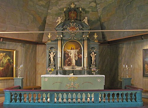 Hällefors kyrka, interno