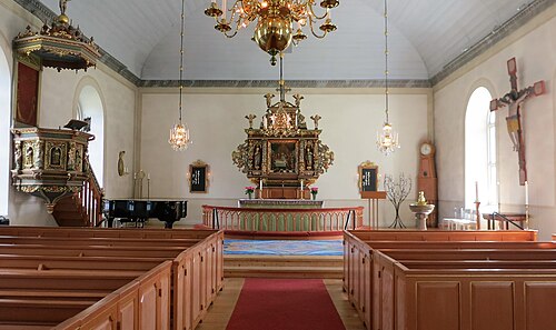 Enslövs kyrka, interno