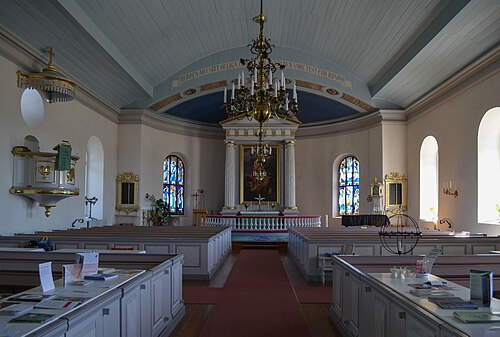 Kalvsviks kyrka, interno