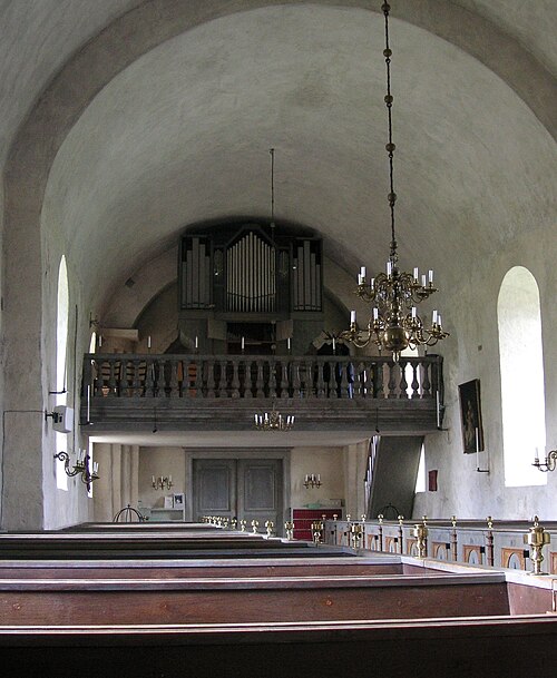 Lovö kyrka, intérieur