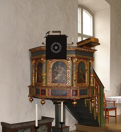 Kvibille kyrka, intérieur