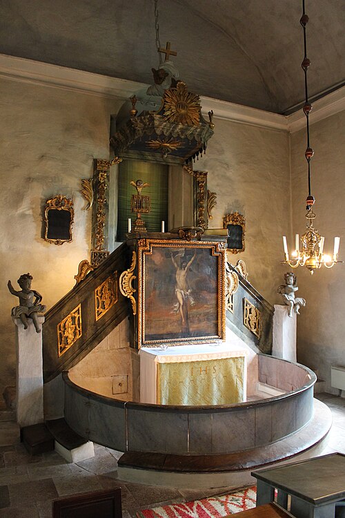 Fröslunda kyrka, interno
