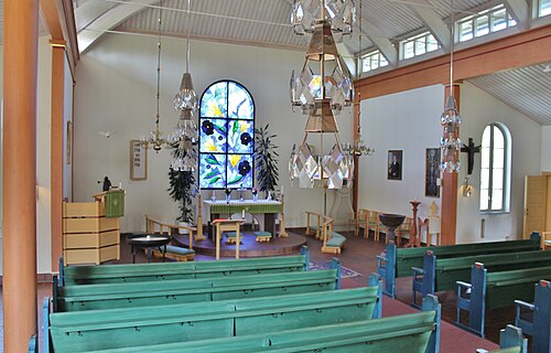 Hälleberga kyrka, interno