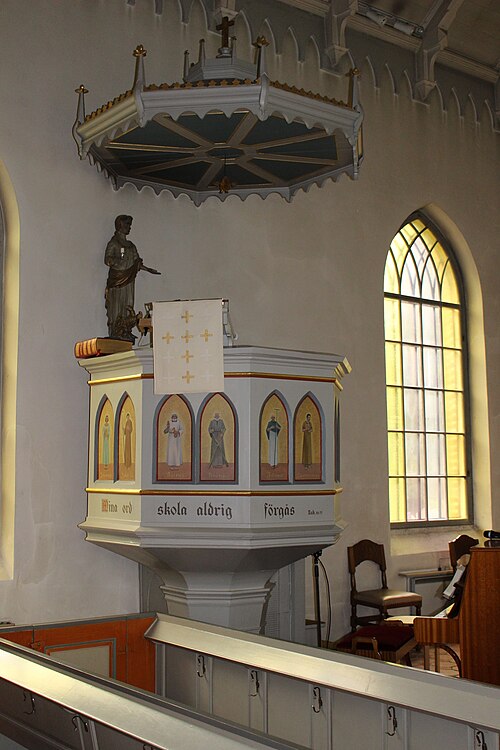 Rya kyrka, intérieur
