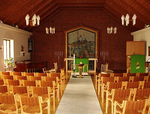 Sankt Andreas kyrka, interno