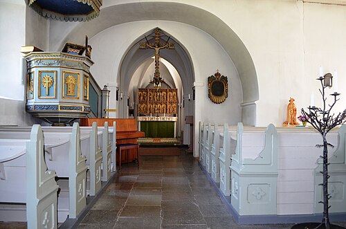Skeppsås kyrka, interno