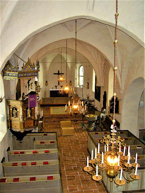 Ytterjärna kyrka, interno