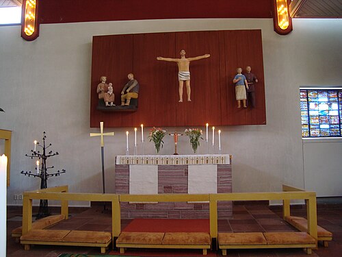 Aspeboda kyrka, interno