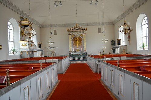 Tanums kyrka, interno