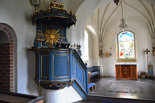 Tveta kyrka, Södermanland, intérieur