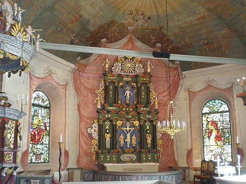 Gräsmarks kyrka, intérieur