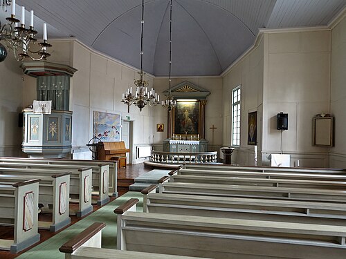 Seskarö kyrka, intérieur