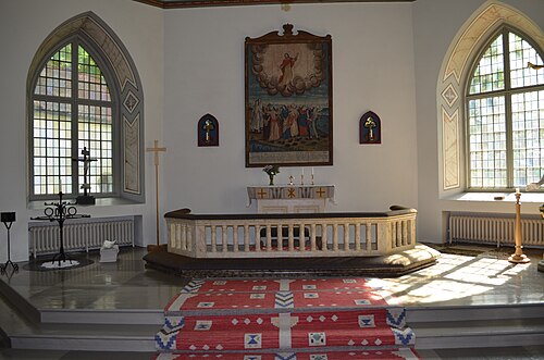 Acklinga kyrka, intérieur