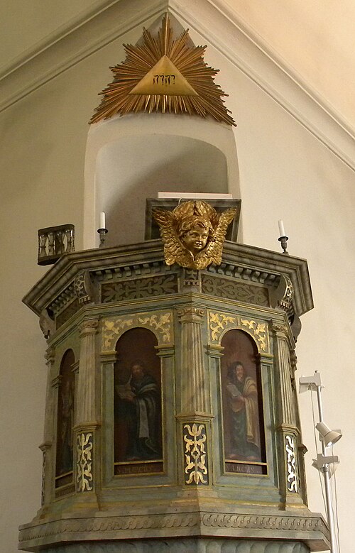 Barva kyrka, interno