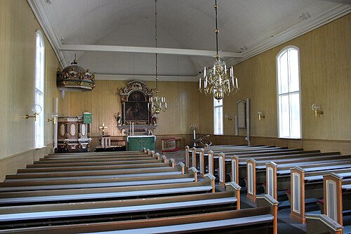 Brämaregårdens kyrka, interno