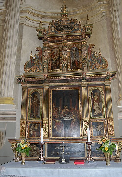 Mjällby kyrka, intérieur