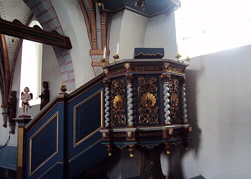 Fru Alstads kyrka, intérieur
