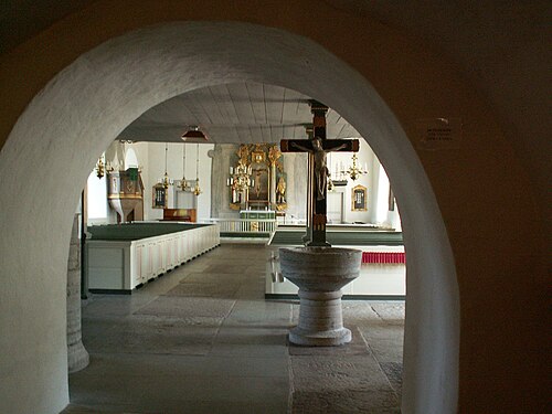 Föra kyrka, intérieur
