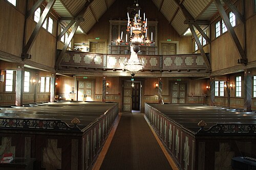Alanäs kyrka, interno