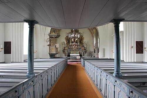 Börstils kyrka, intérieur
