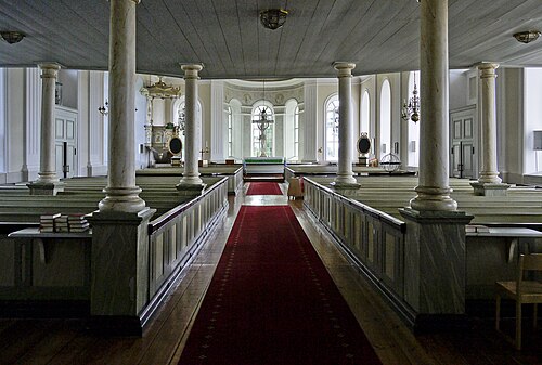 Rogsta kyrka, interno