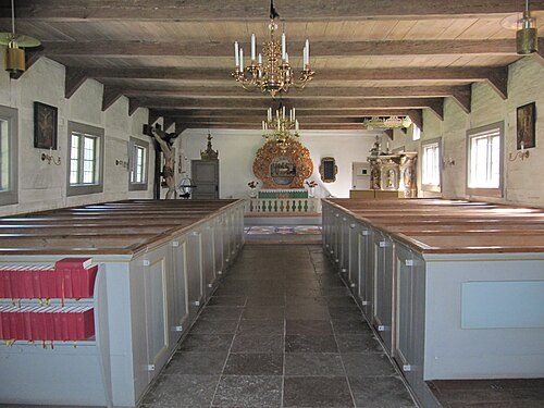 Elleholms kyrka, interno