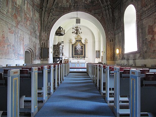 Flens kyrka, interno