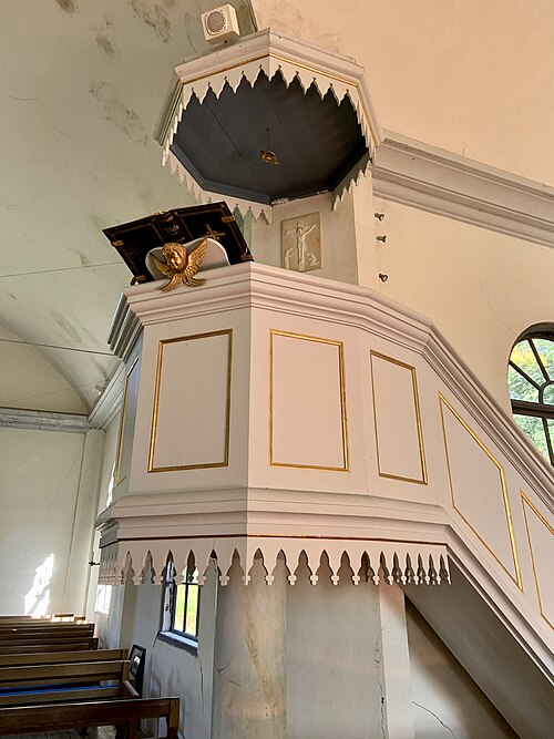 Sätra brunns kyrka, interno