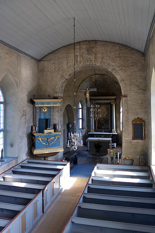 Resmo kyrka, intérieur