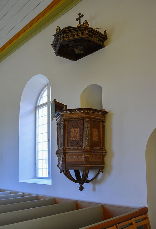 Dädesjö nya kyrka, interno