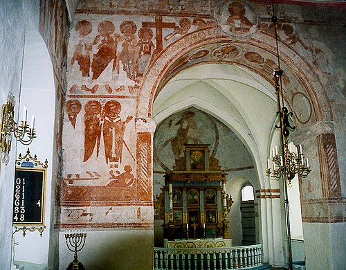 Finja kyrka, interno