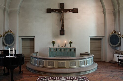 Harbo kyrka, interno