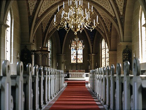 Källstorps kyrka, interno