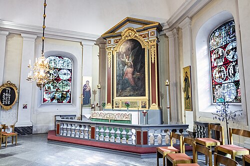 Mjölby kyrka, interno