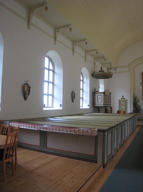 Utö kyrka, interno