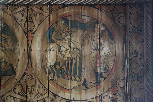 Dädesjö gamla kyrka, interno