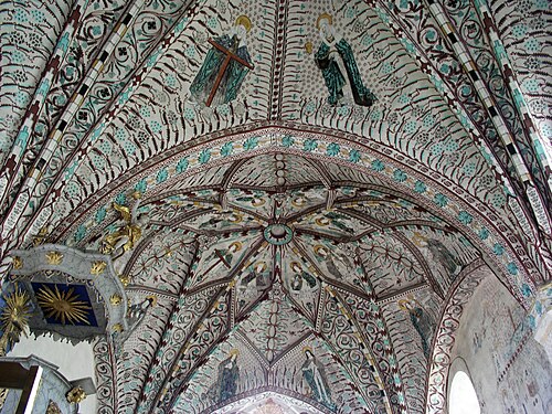 Enångers gamla kyrka, interno