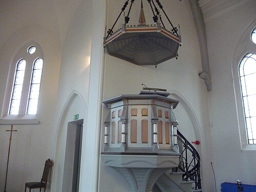Korsbackakyrkan, interno