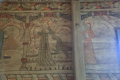 Vireda kyrka, interno