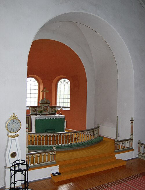 Bäckaby kyrka, intérieur
