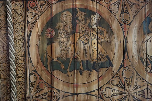 Dädesjö gamla kyrka, interno