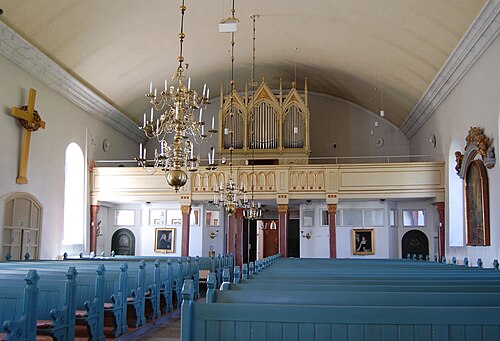 Ljungby kyrka, interno