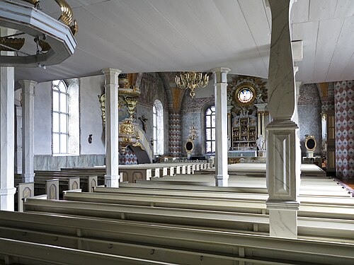 Ljusdals kyrka, interno
