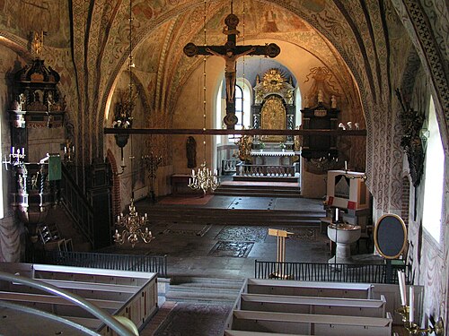 Ösmo kyrka, intérieur