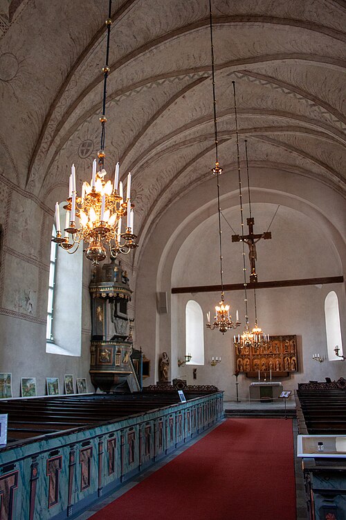 Gamla Uppsala kyrka, intérieur