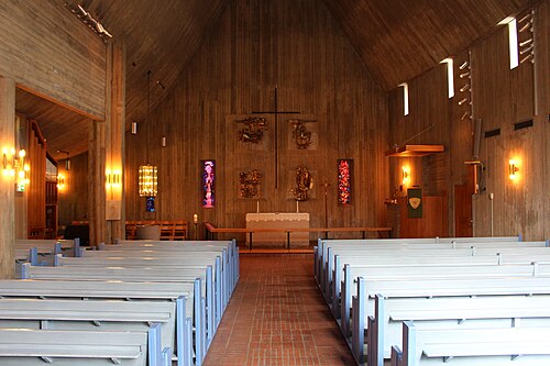 Alla Helgons kyrka, interno