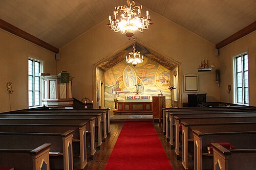 Björkö-Arholma kyrka, interno