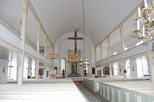 Högby kyrka, interno